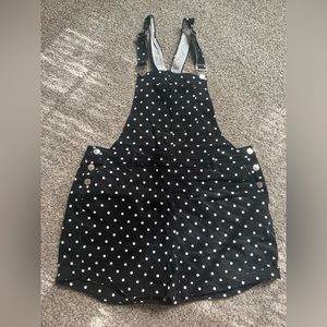 Forever 21+ Polka Dotted Overalls